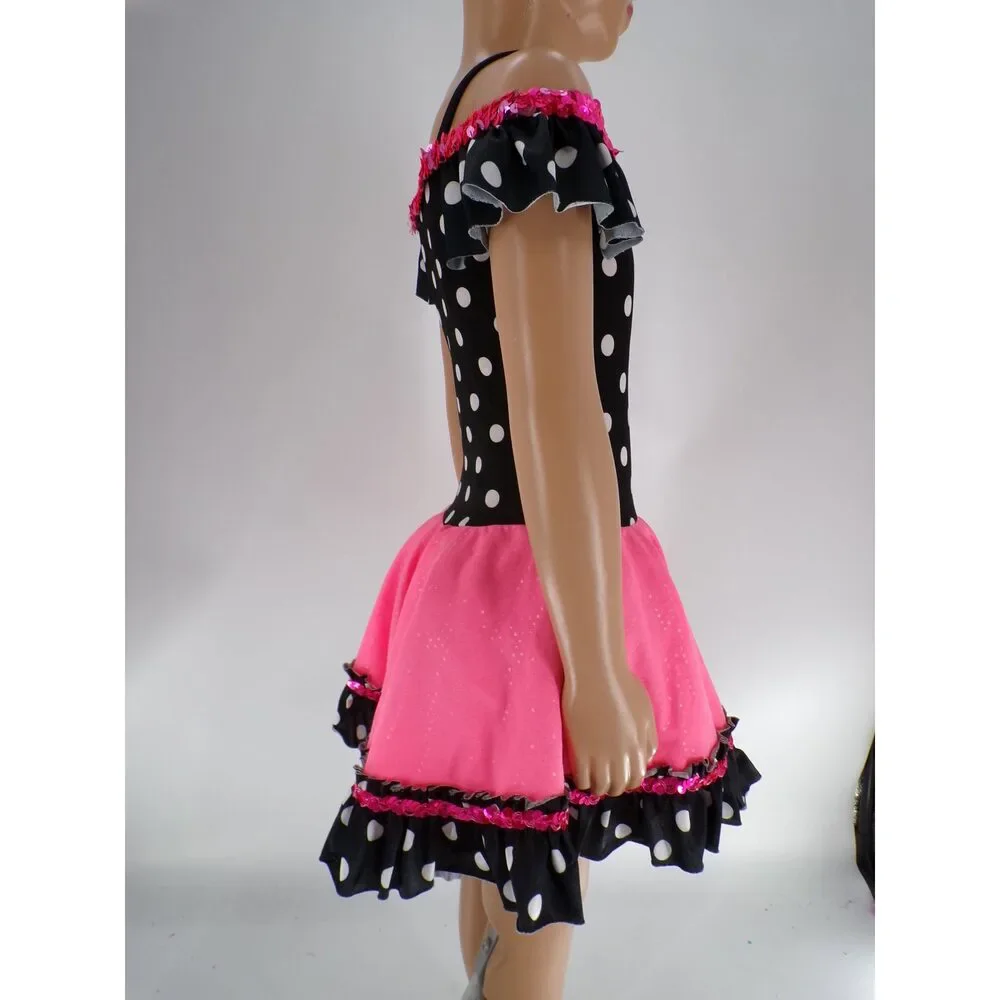 Pre-Owned Dance Costume Curtain Call E090 Small Child Pink Jazz
